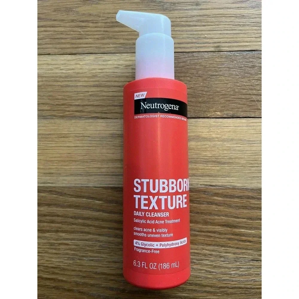 Stubborn Texture Daily Cleanser, Fragrance-Free, 6.3 fl oz (186 ml)